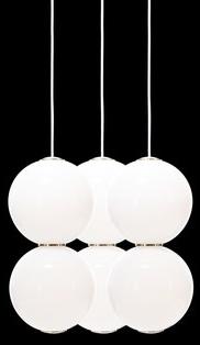 Formagenda Светодиодная подвесная лампа из сатинированного стекла Pearls sun-id-1476431 - Вид №14
