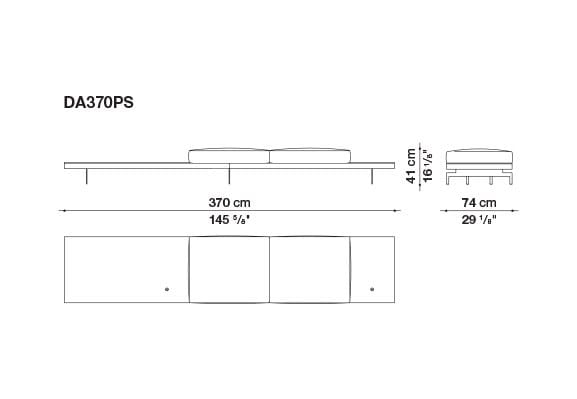 3-местный тканевый диван B&B Italia док ARCH-00033457 - Вид №185