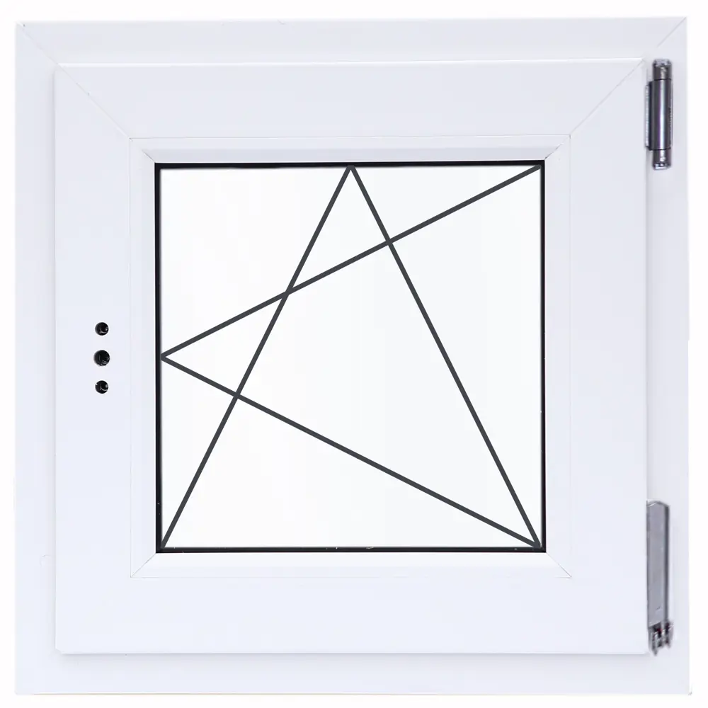 Пластиковое окно Veka 570x600 мм с поворотно-откидным механизмом 83117305