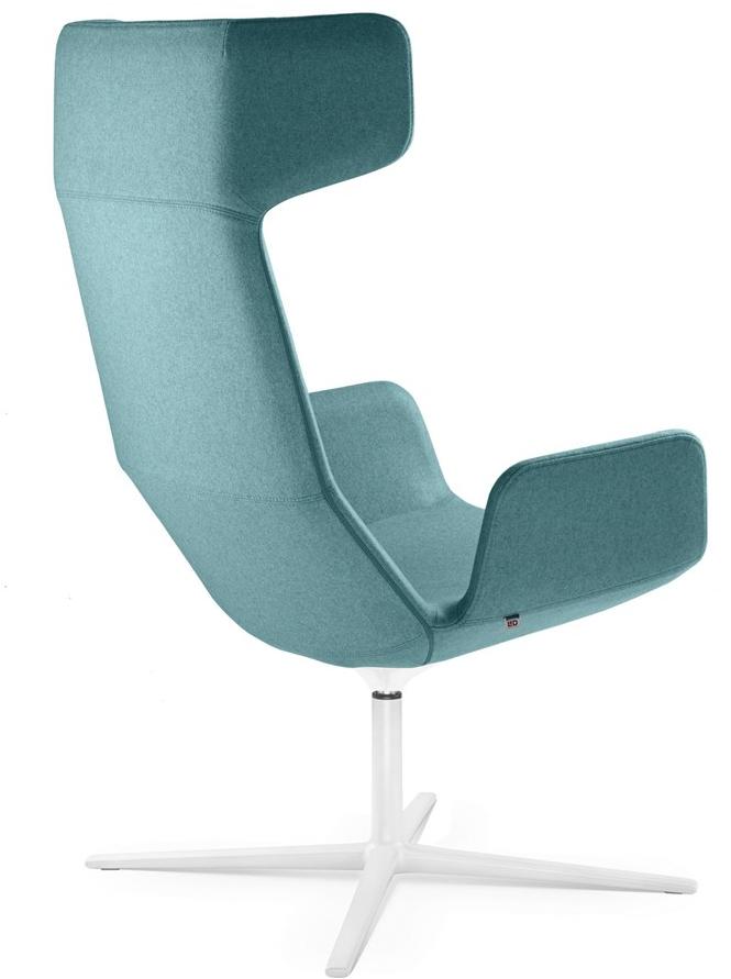LD Seating Кресло с подголовником из ткани с 4 спицами Flexi lounge Flex xl f27 - Вид №3