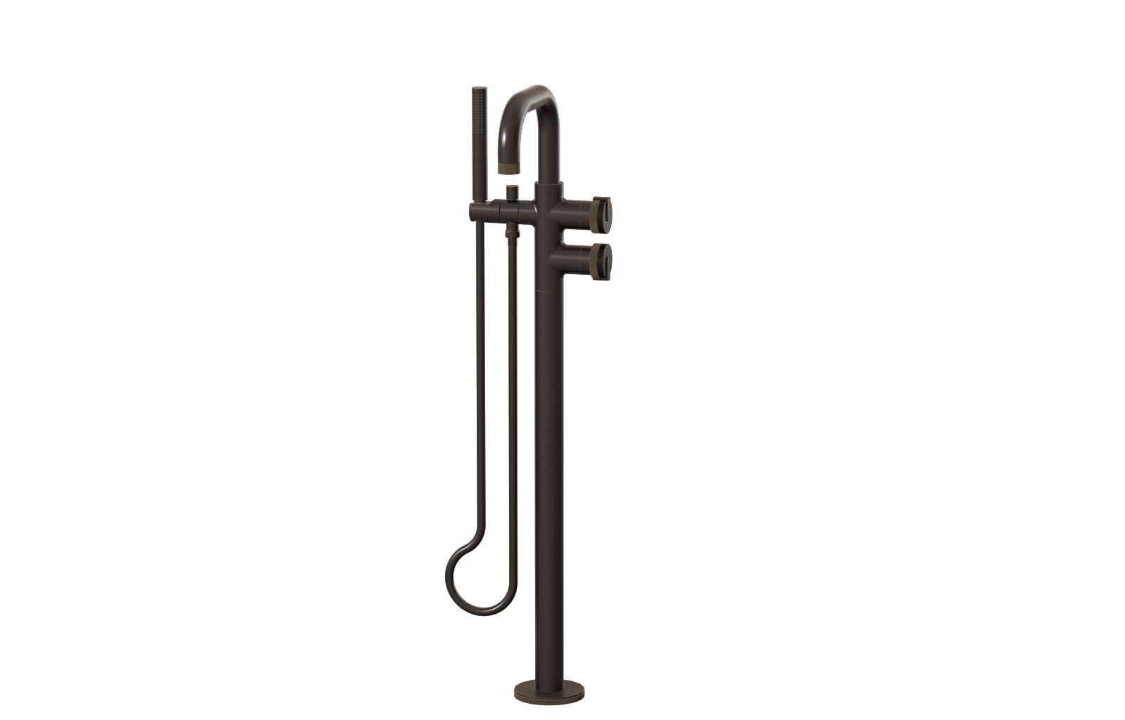 E-11557-R1OB-L1OB-OB Смеситель напольный отдельностоящий (внешняя часть) GRAFF MOD+
