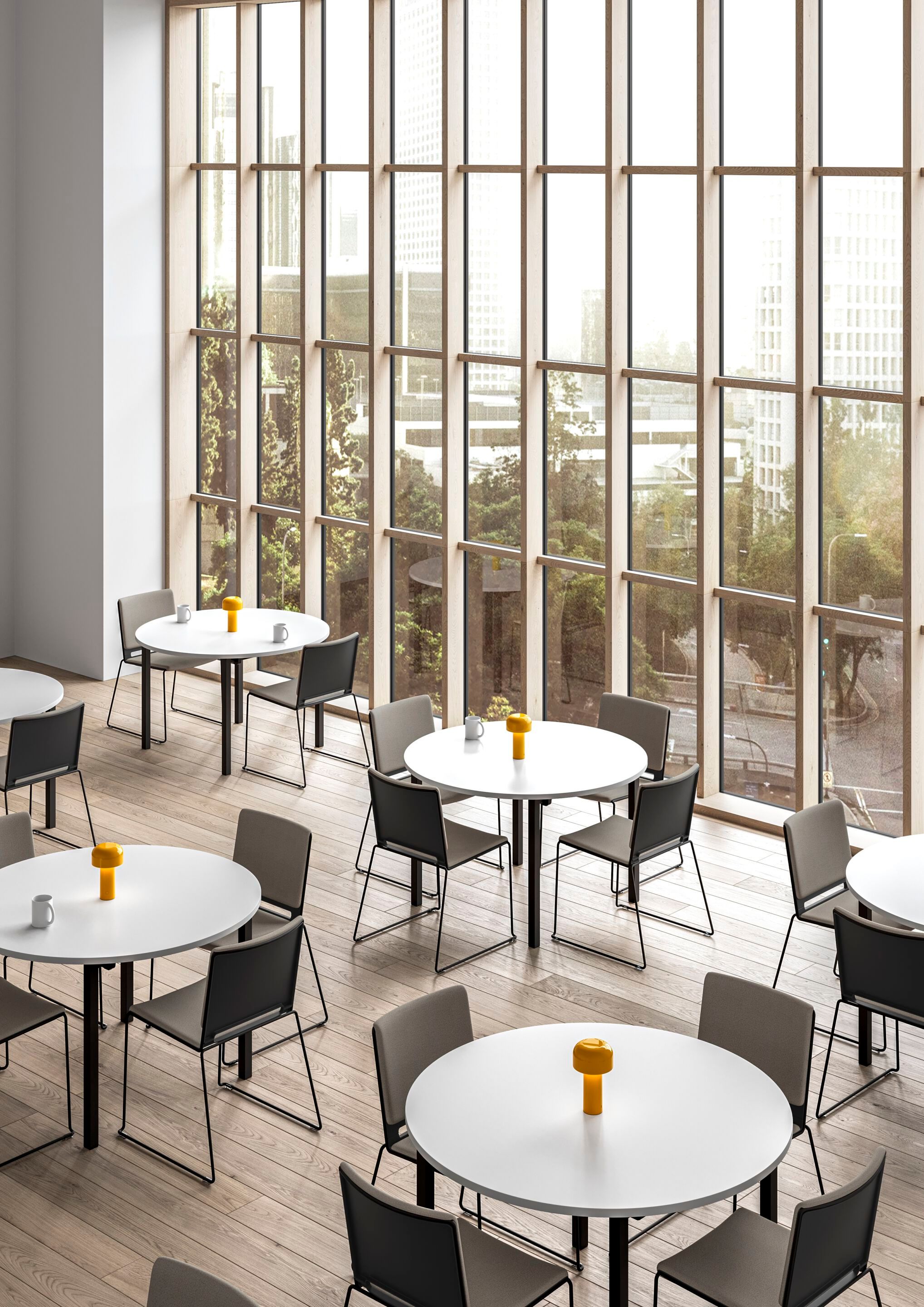 Круглый стол из ДСП IBEBI тимьян ARCH-00131255 - Вид №3