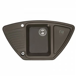 Угловая мойка "Цвет Коричневый"  AQUATON 1A715032LR280