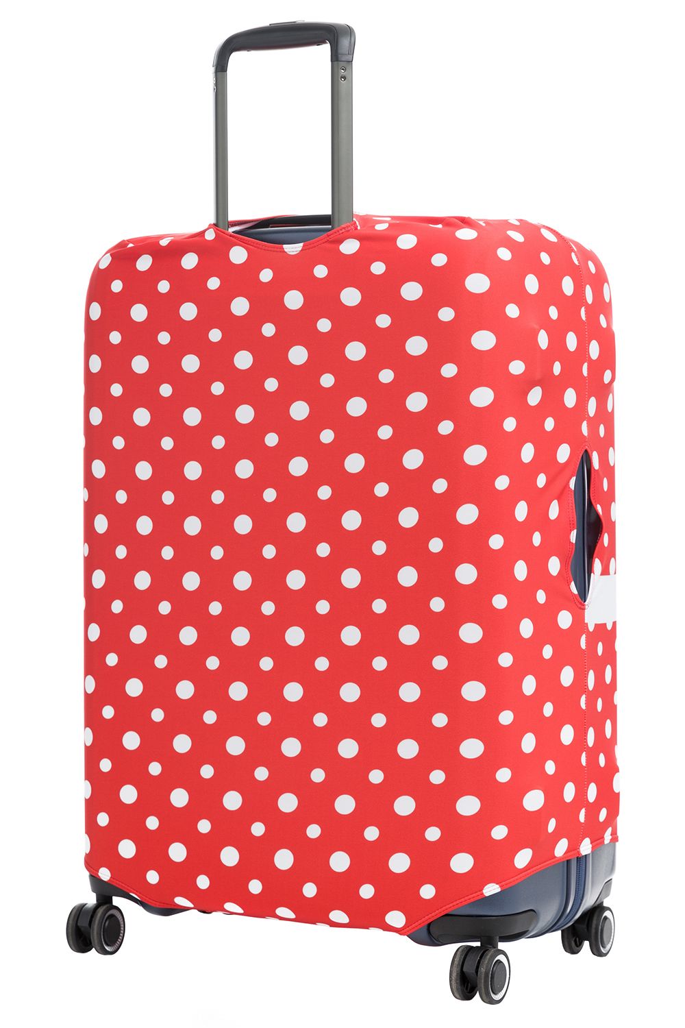 ECO Горошек с бантиком XL Чехол для чемодана большой Fancy Armor ECO - Вид №1