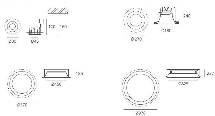 Artemide Встраиваемый потолочный светильник из алюминия Tagora sun-id-1384324 - Вид №2