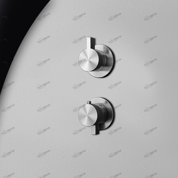 Термостат для душа сталь матовая TOOX Radomonte TER3S