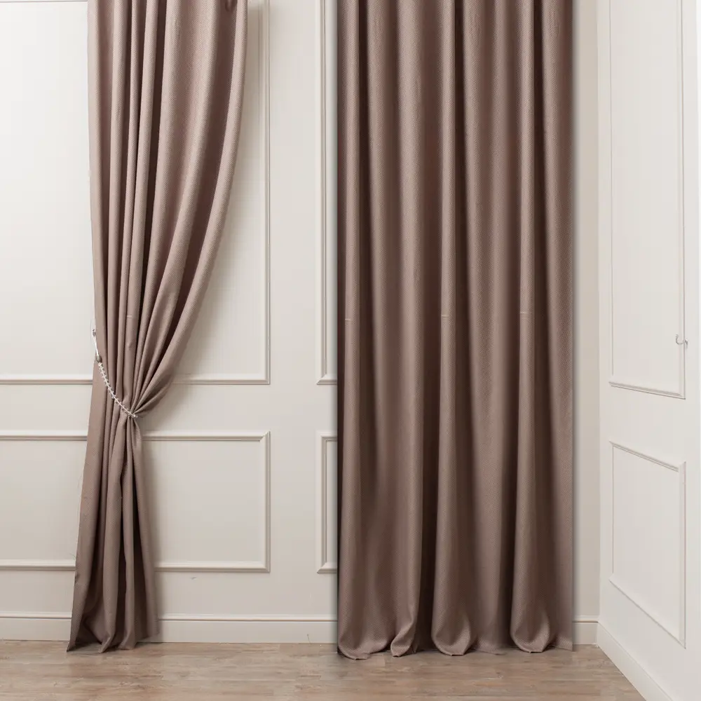 Ткань 1 м/п Aris Tweed рогожка 310 см цвет светло-коричневый TEX REPUBLIC STLM-2050277 - Вид №3