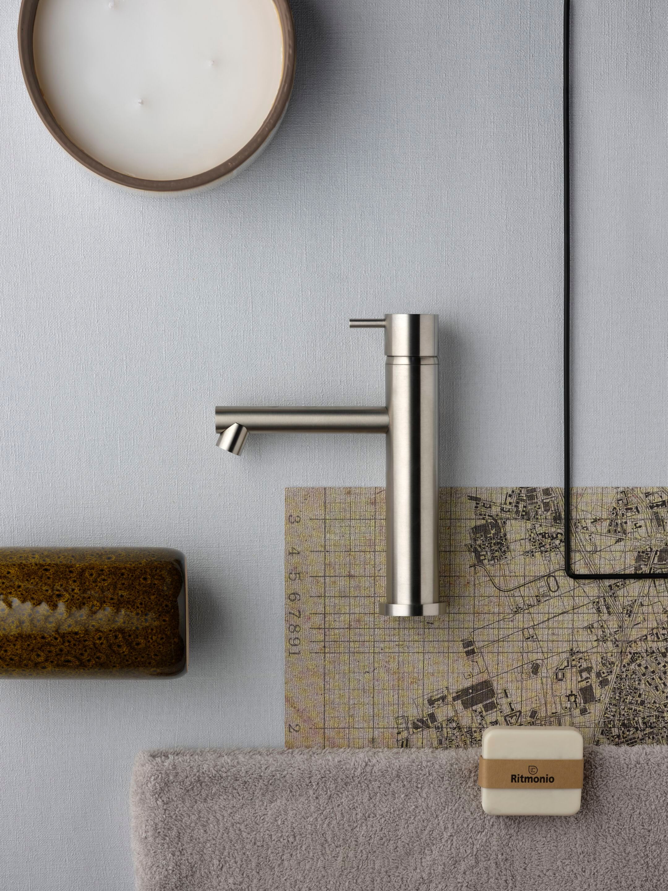 Смеситель для раковины из нержавеющей стали Ritmonio Diametro35 Inox ARCH-00115671 - Вид №2