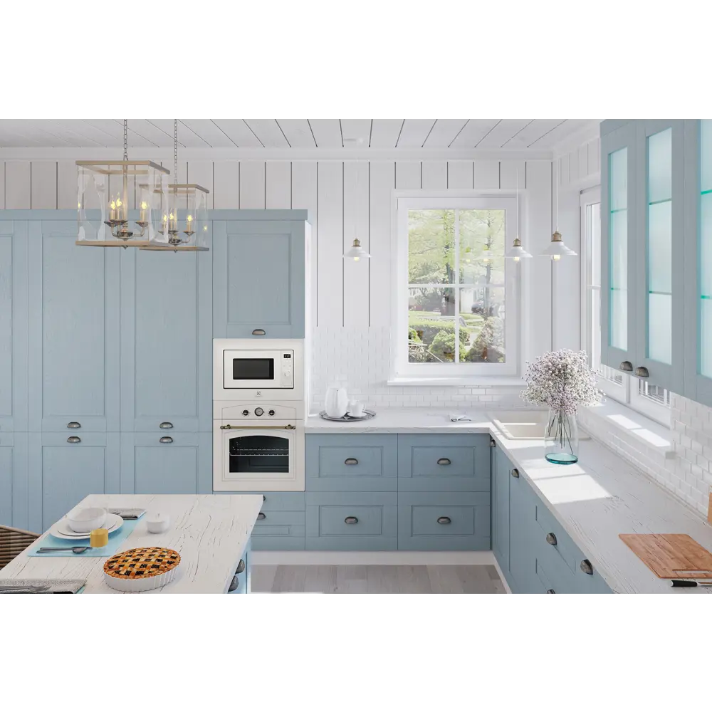 Фальшпанель Delinia ID для кухонного шкафа Томари 58x214.4 см голубой 82011002 STLM-0017380 - Вид №9