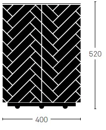 Deadgood Круглый высокий журнальный столик из фанерованной древесины Parq life Pl3 - Вид №1