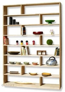 Cinius Открытый книжный шкаф из массива дерева