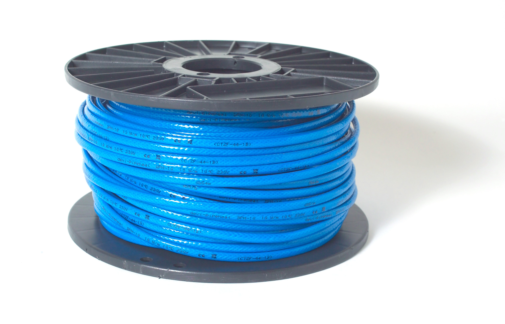 Danfoss Cаморегулируемые нагревательные кабели для системы антиобледенения и обогрева продуктопроводов DEVIpipeheat 10 кабель саморег.кат.1000м 98300017  - Вид №1