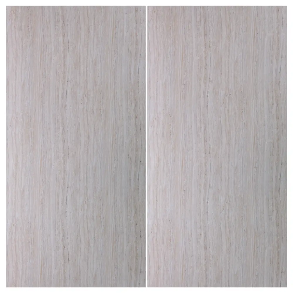 Стеновая панель ПВХ Травертино кофейно-бежевый 2440x1220x2 мм 2.98 м² DEKOR PANEL STLM-2127607 - Вид №3