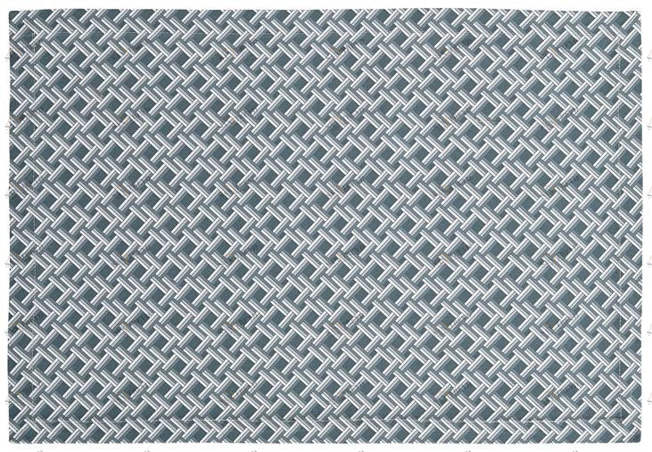 Alexandre Turpault Прямоугольная салфетка из хлопка Cannage sun-id-1474896