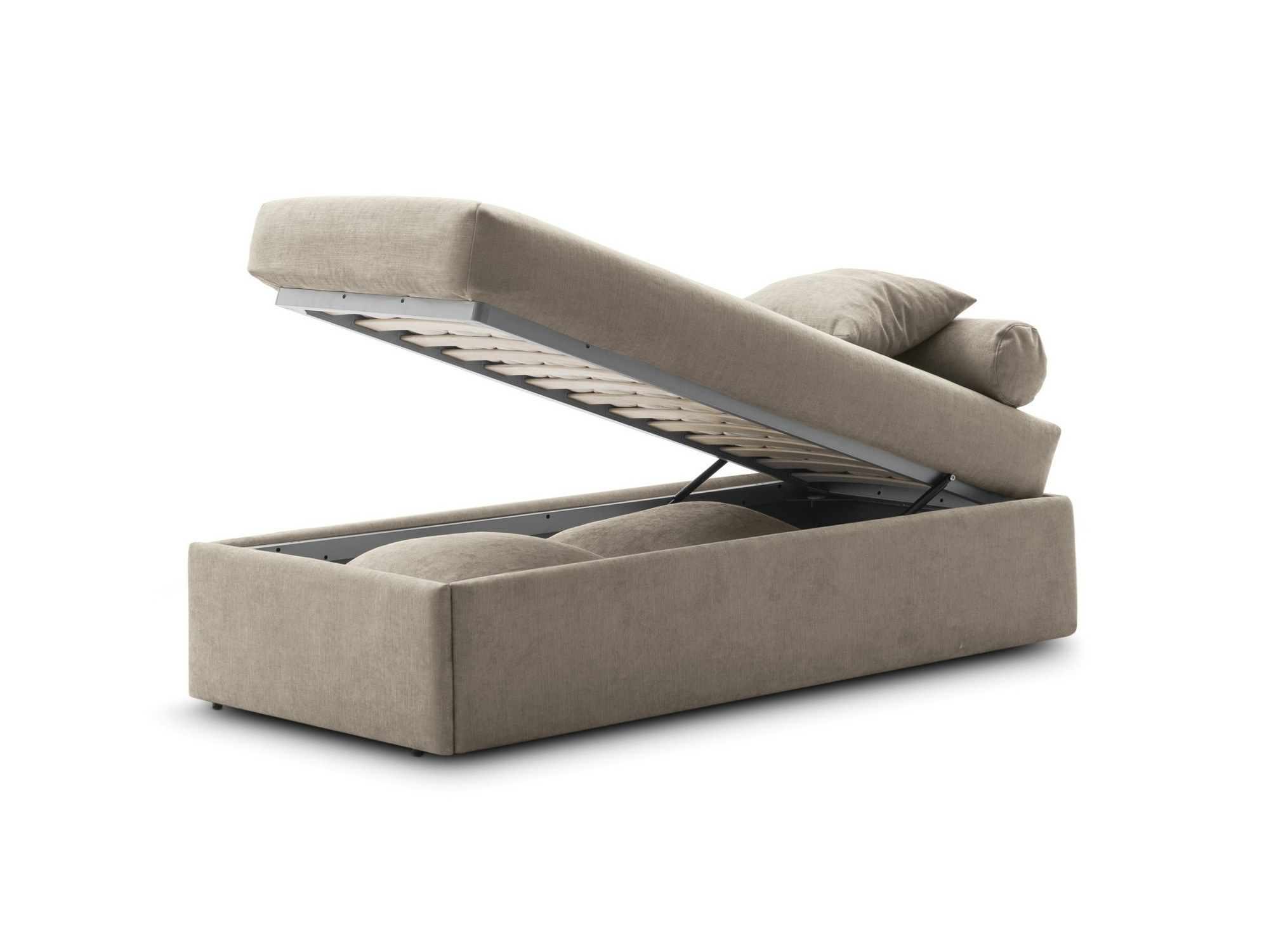 Односпальная кровать с мягким изголовьем Bolzan Line ARCH-00087243 - Вид №11