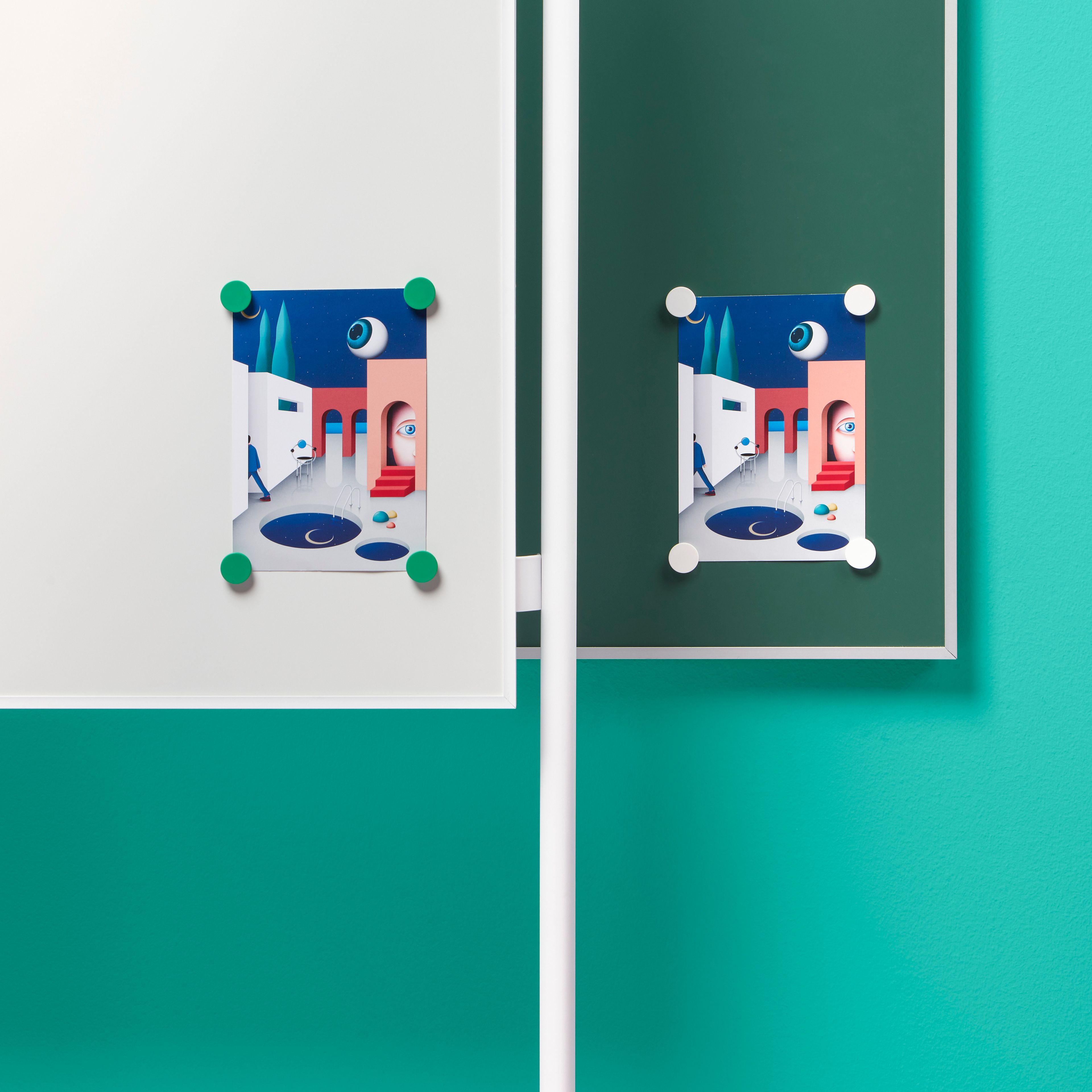 Магнитная офисная доска с колесами Made Design SLIM ARCH-00093331 - Вид №3