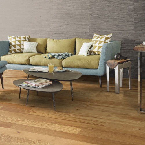 Инженерная доска Boen Maxi Rustic Live Natural Ированная С Фаской 2v Дуб Рустик с брашью (Текстурированная) 1000х100 мм EBL64KFD - Вид №1