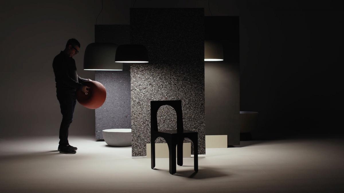 086453 Люстра 42.21 серая (DALI) Marset Djembe  - Вид №2