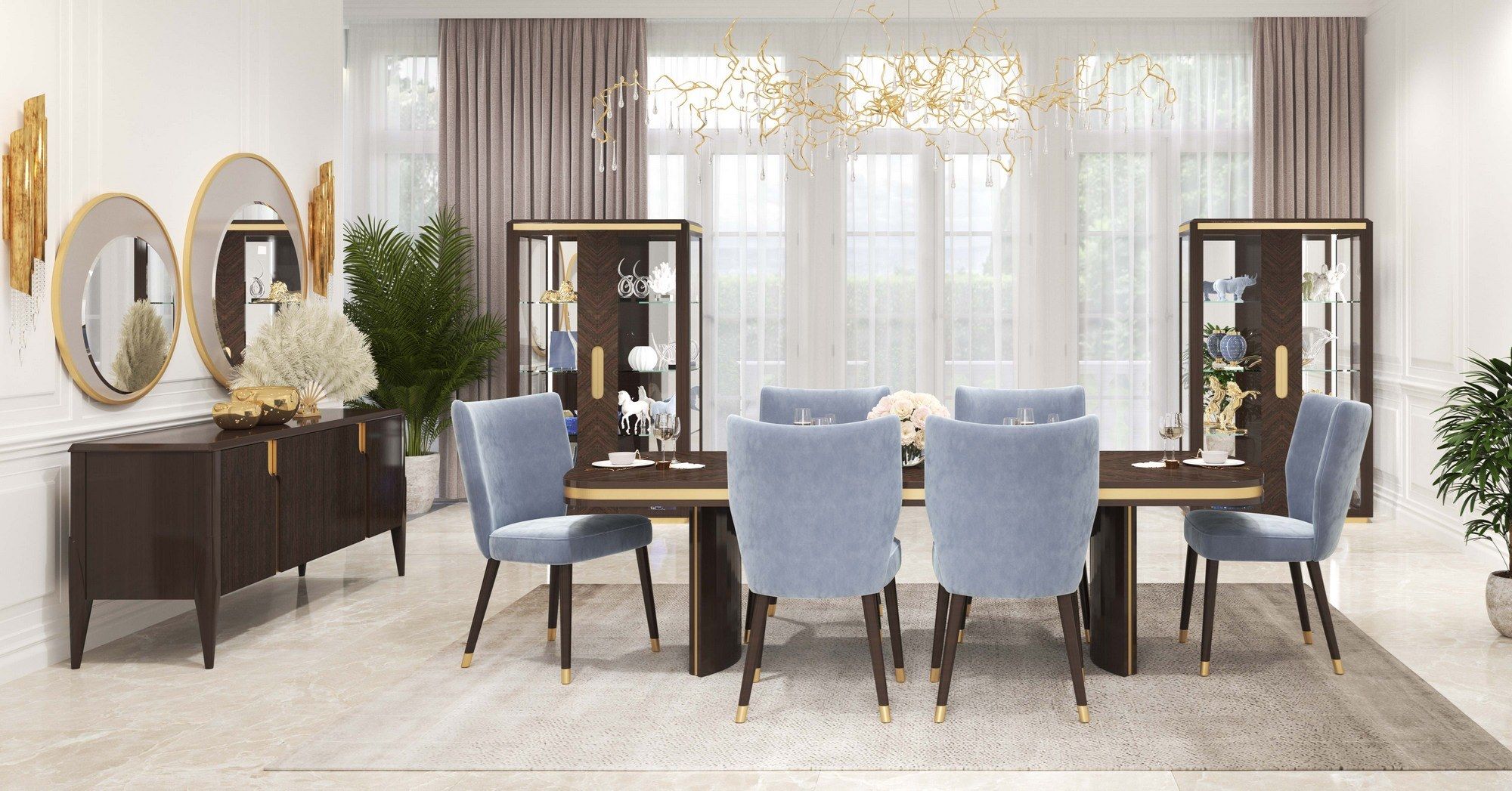 Бархатный мягкий стул GUERRA VANNI Clizia ARCH-00027612 - Вид №7