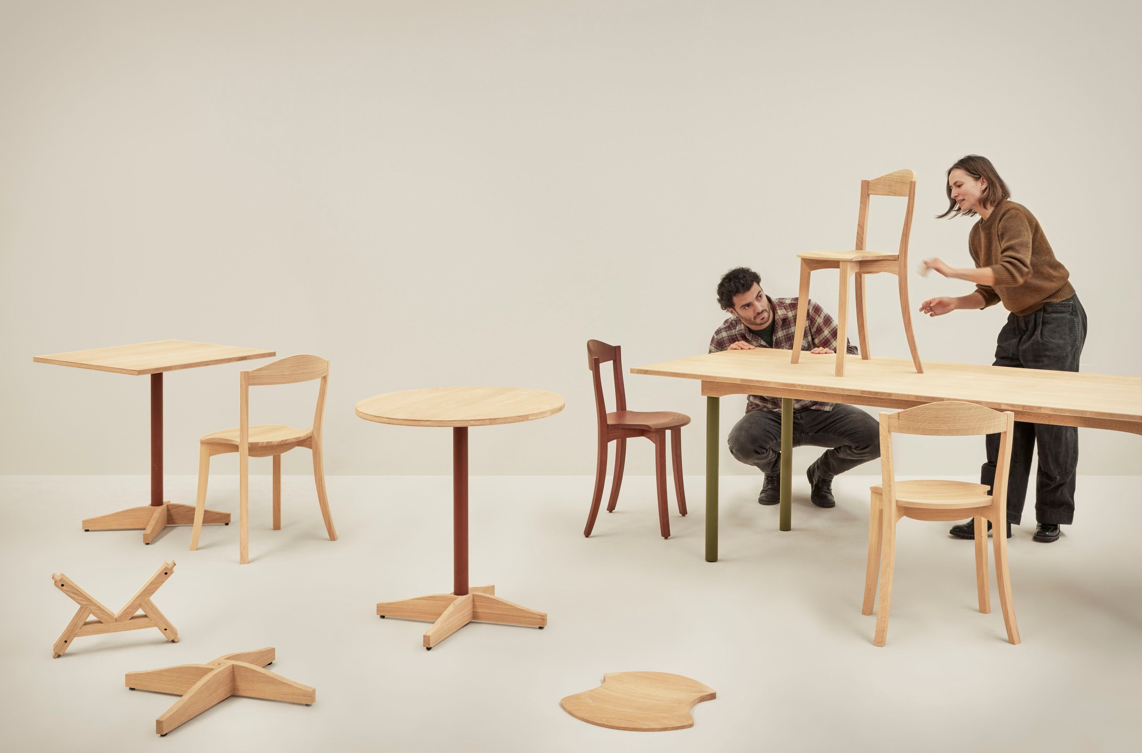 Круглый дубовый стол ALKI Bibolina ARCH-00125056 - Вид №1