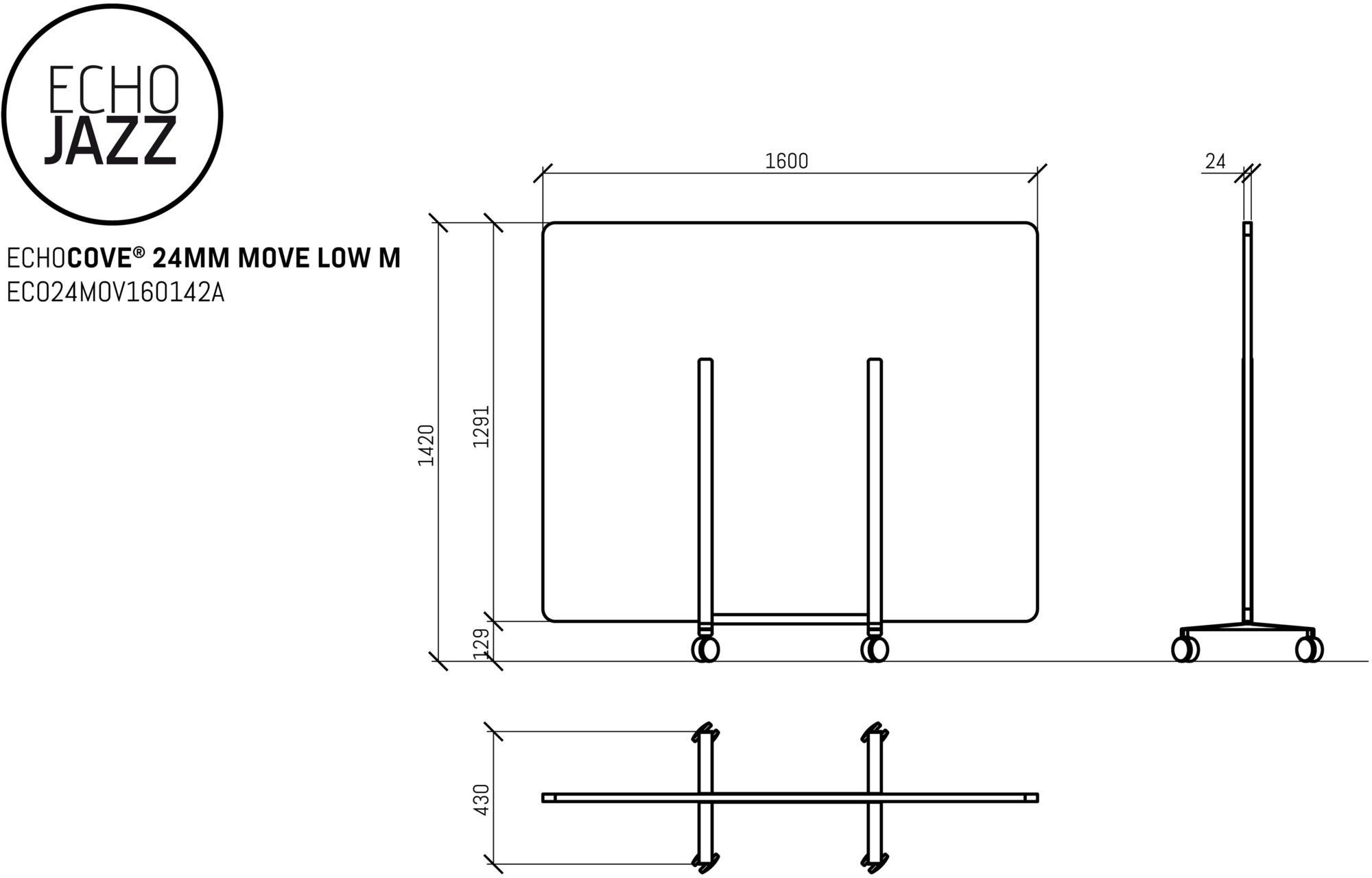 ECHOJAZZ Разделитель мобильного офиса на колесах sun-id-1480688 - Вид №4