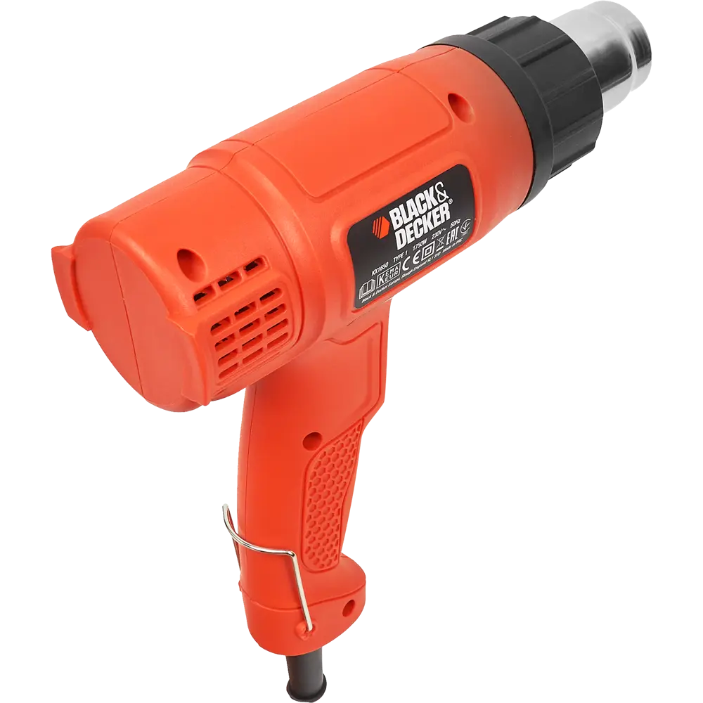 Фен технический сетевой Black&Decker KX1650, 1750 Вт BLACK + DECKER STLM-2029829 - Вид №2
