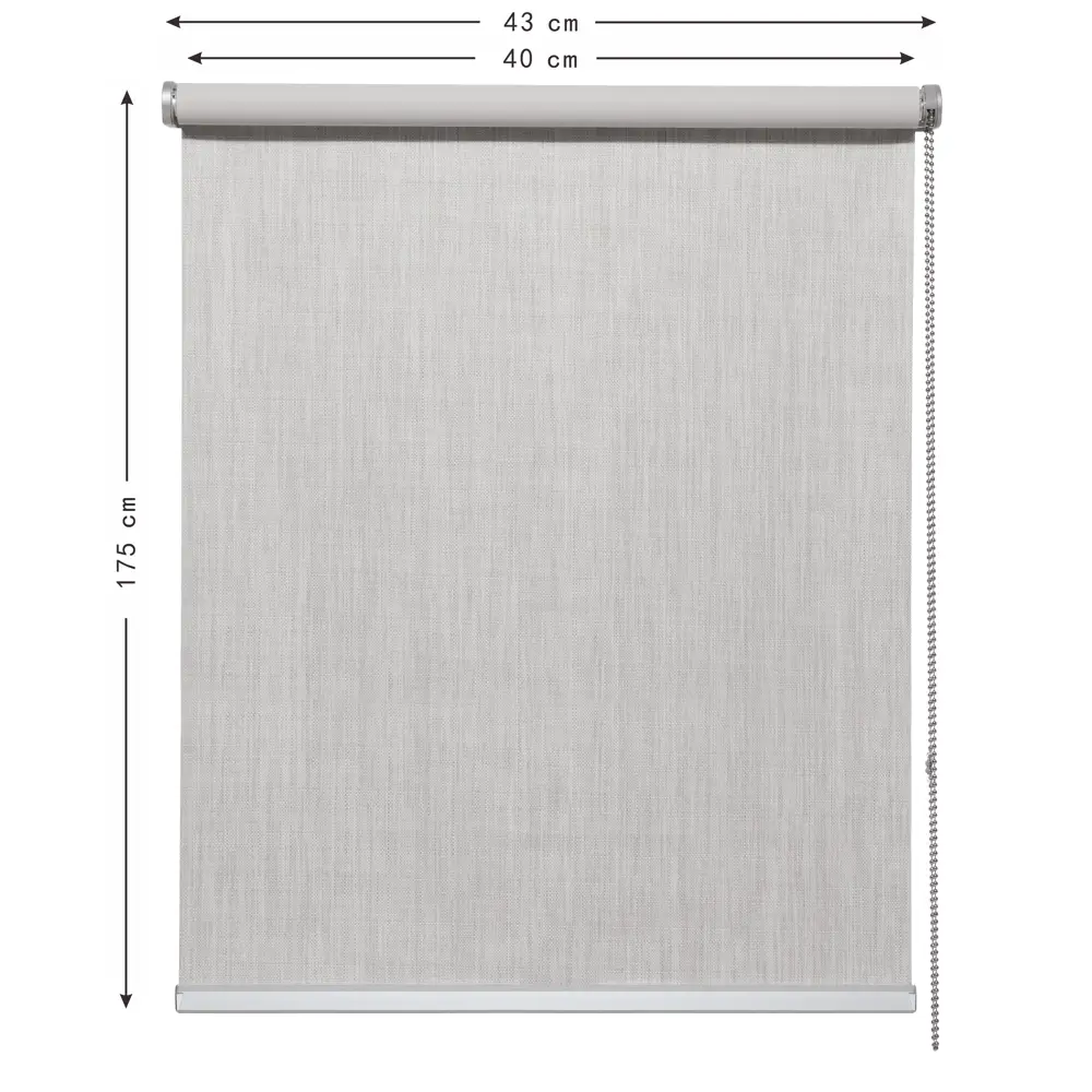 INSPIRE Natal — рулонные шторы блэкаут светло-серые с экосертификатом 82689650 STLM-0034138 - Вид №2