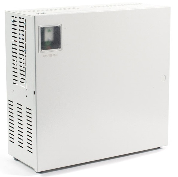 SKAT-V.12DC-24 var.5000 Skat -v.12dc-24 isp. 5000 power supply, 12v, 24a, 5 "ok", case 2 battery 40ah Бастион 