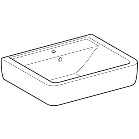 225161000 Накладная раковина Geberit Renova Plan Geberit  - Вид №1