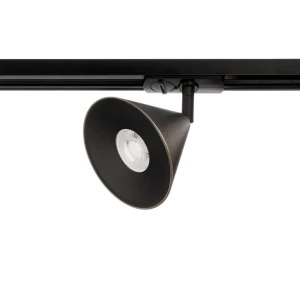 Трековый спот Wolta WTL-GU10 с хромированным корпусом для акцентного освещения 89436511