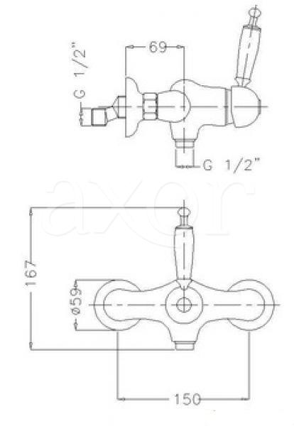 ML.OXF-6338.BI.CRDO Смеситель Migliore Oxford - Вид №1