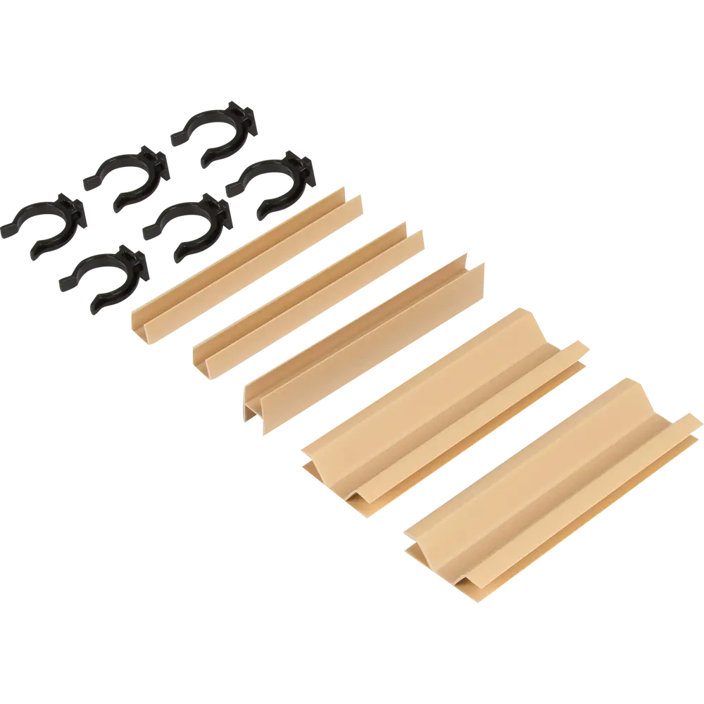 Комплект для установки кухонного цоколя KONSENSA 10 см ПВХ цвет бежевый Santreyd STLM-2203129