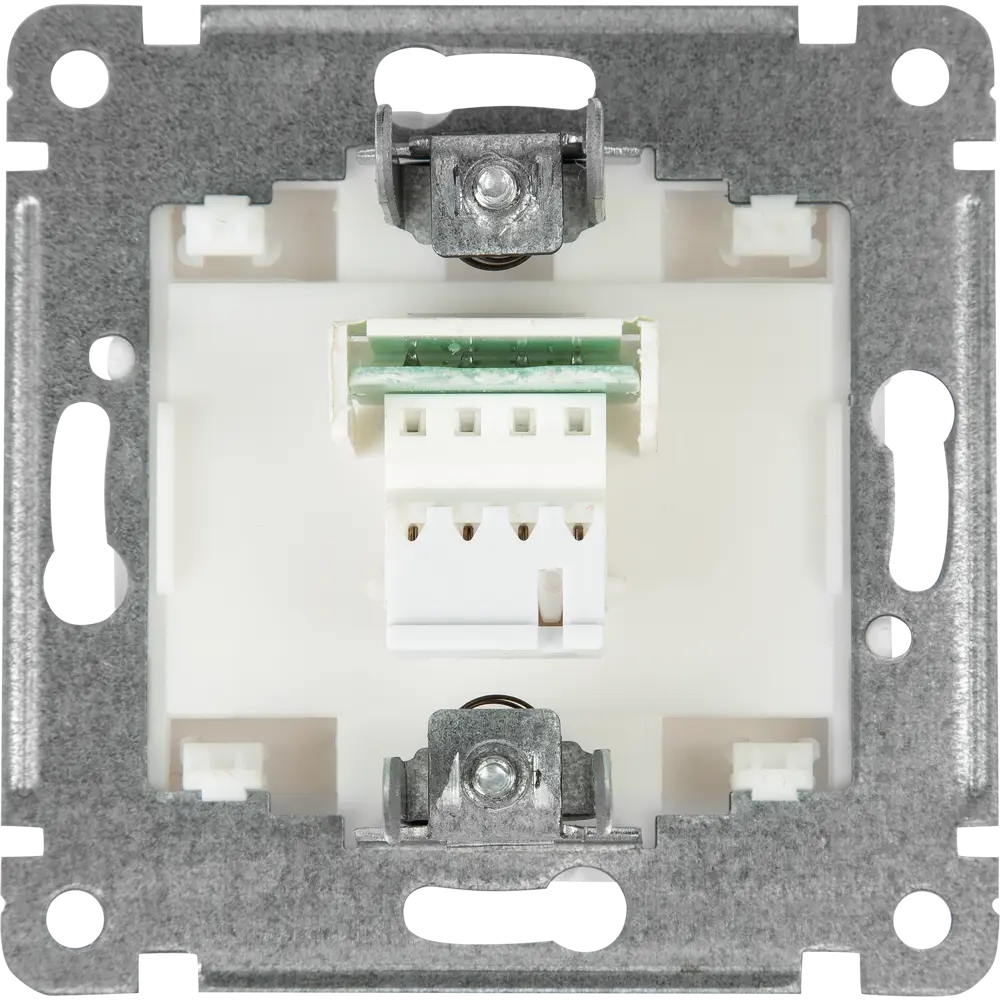 Телефонная розетка встраиваемая Hegel РСТ-400 цвет белый STLM-2100066 - Вид №3