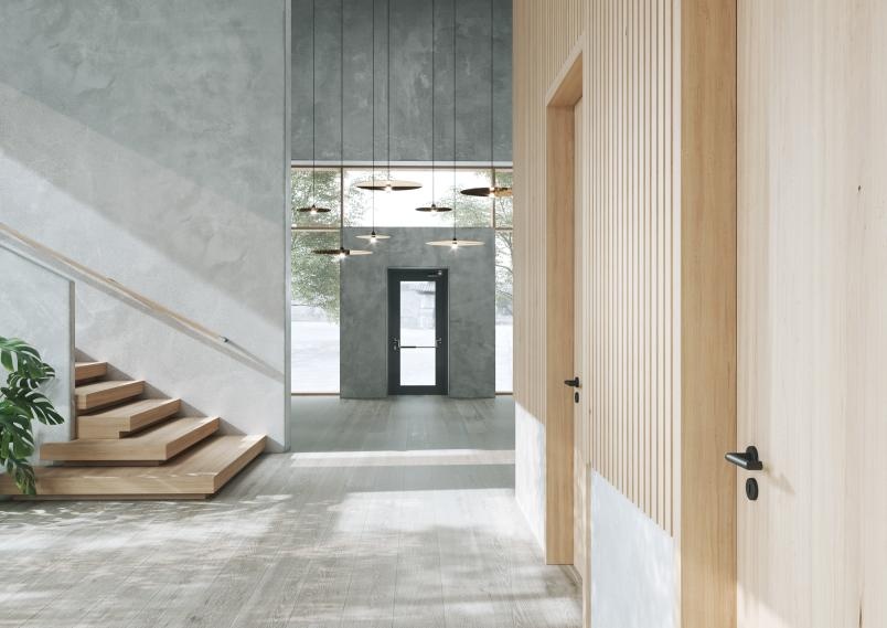 162PBR11.530 Комплект пожарной защиты модель 165.21п HEWI Beschläge für Innentüren  - Вид №4