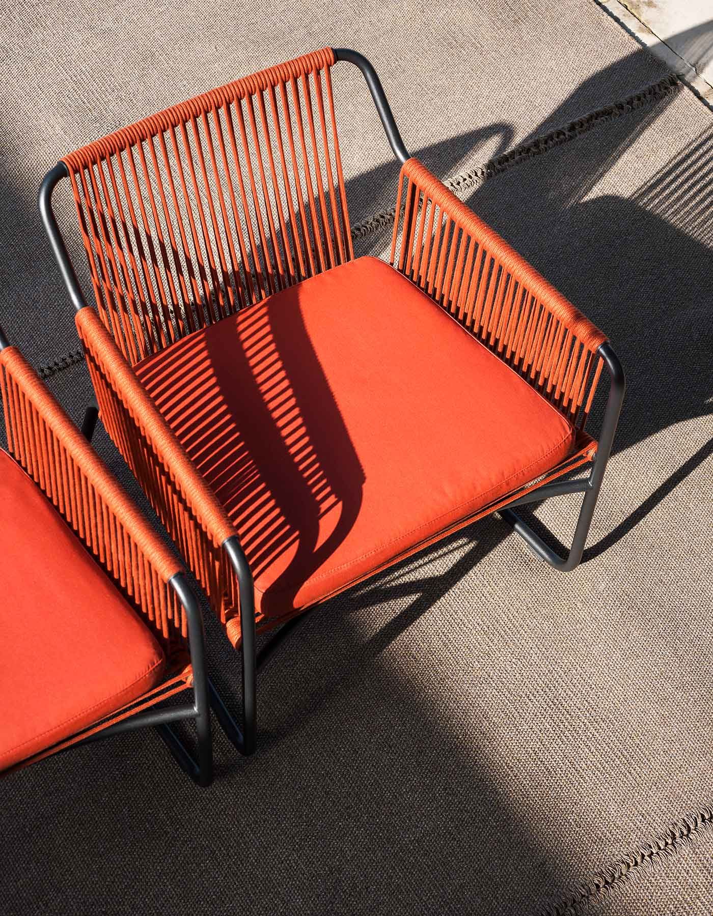 Веревочный стул для сада с подлокотниками RODA Harp ARCH-00102244 - Вид №15