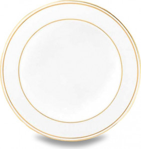 10578535 Lenox Тарелка суповая Lenox "Федеральный,золотой кант" 23см Фарфор костяной