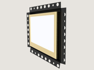 Металлический настенный светодиодный прожектор