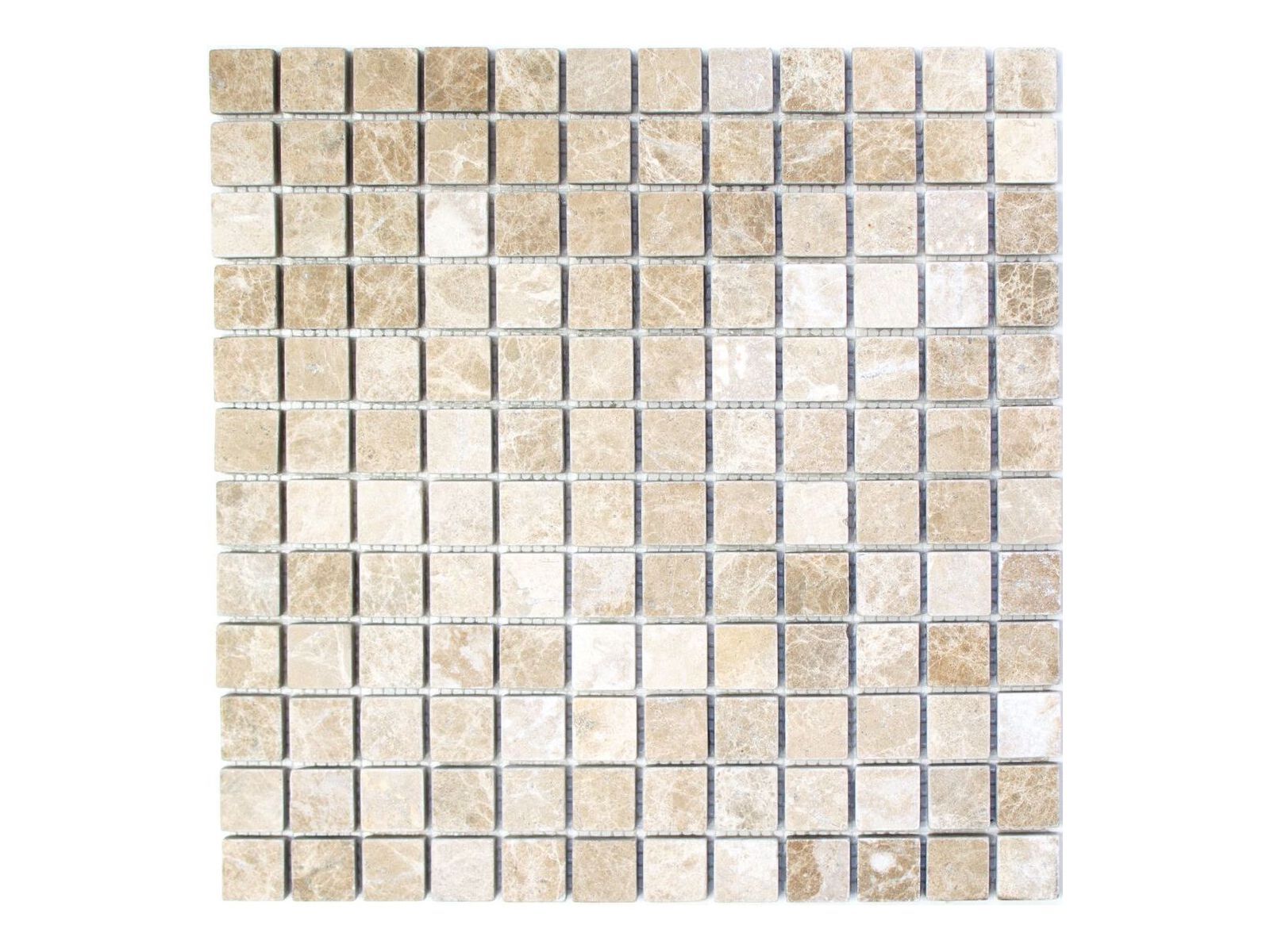 Темная мраморная мозаика Emperador Mosaix ARCH-00062015 - Вид №1