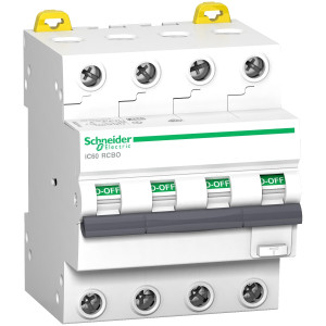 A9D87420 Дифавтомат Acti9 4P 20А ( B ) 6 кА, 30 мА ( A ) Schneider Electric Acti 9