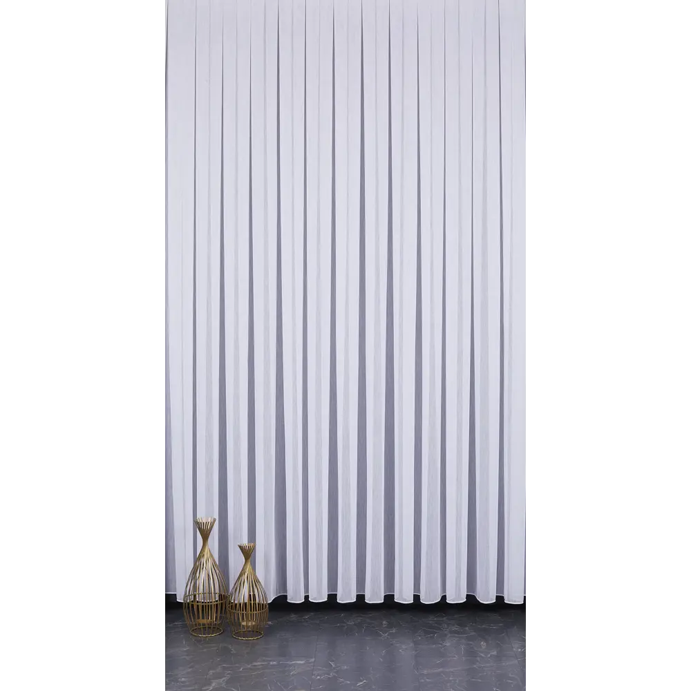ELIT HOME Тюль Елочка сетчатый для окон 300 см белый 89401666 STLM-1578038