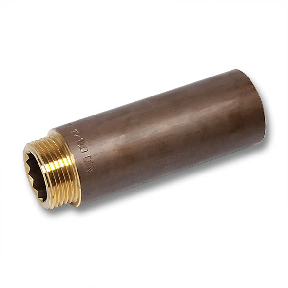 25131265R SANHA 513 удлинитель ВР-НР, латунь 1/2x65 мм  - Вид №1