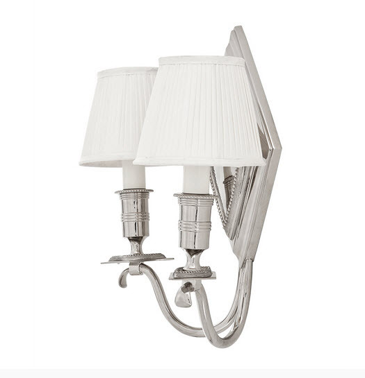 Бра Diamond Double от Eichholtz 107913 EICHHOLTZ EICHHOLTZ 059710 Белый;хром  - Вид №4