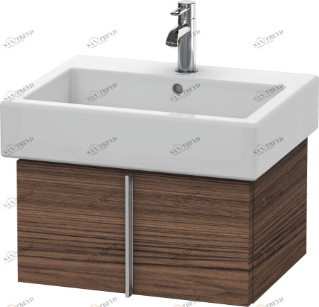 VE610402121 Vero Тумбочка подвесная Орех темный декор Duravit