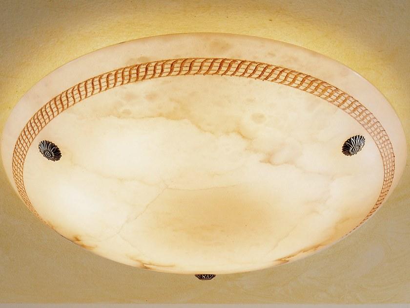 Possoni Illuminazione Ржавый потолочный светильник с алебастром Vivienne 2500/pl-60  - Вид №1