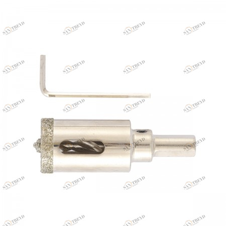 Коронка алмазное по керамограниту 28х67мм трехгранный хвостовик Matrix Матрикс 12823