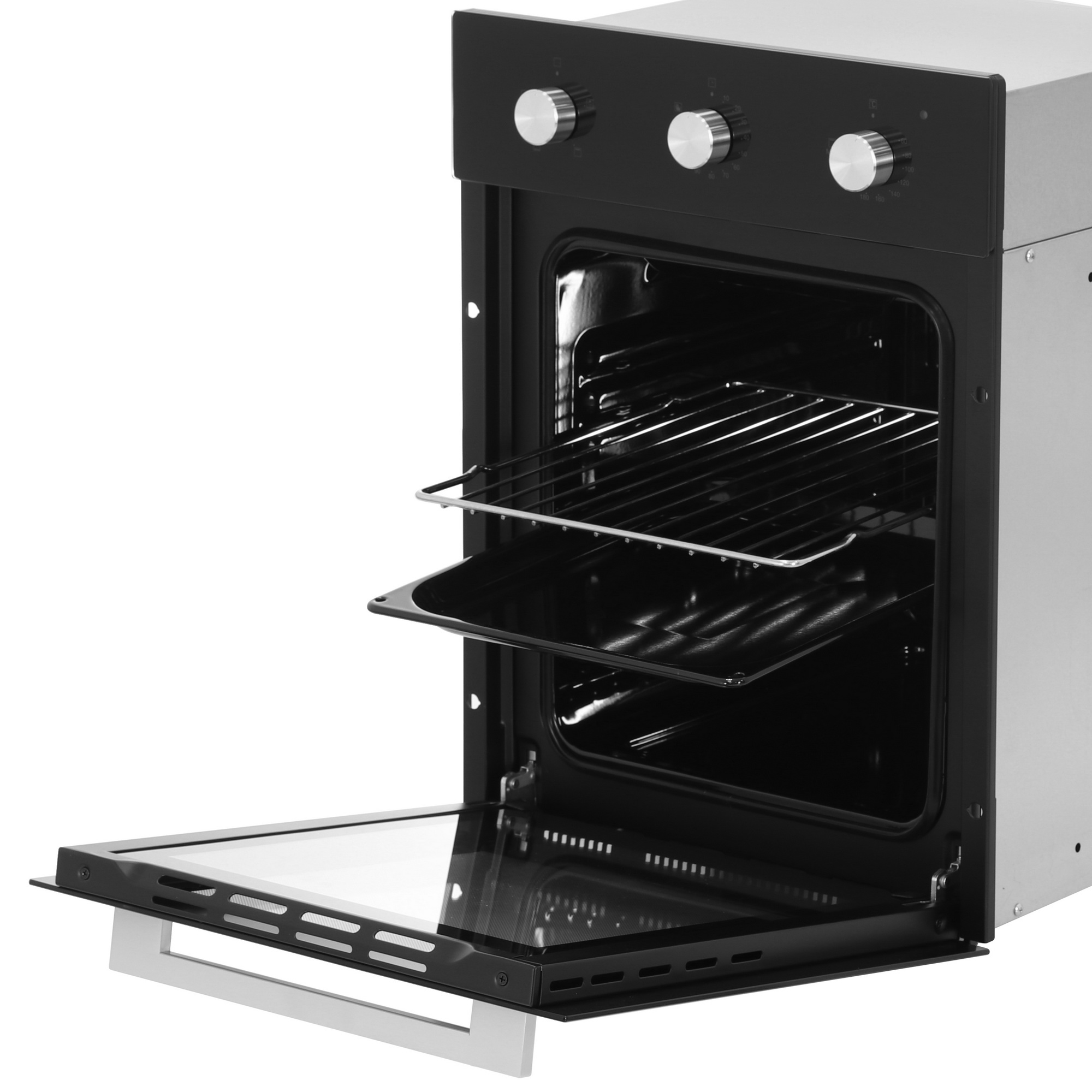 9163546 Электрический духовой шкаф KRONA LINDE 45 BL черный KRONA1 STDN-0149754 - Вид №6