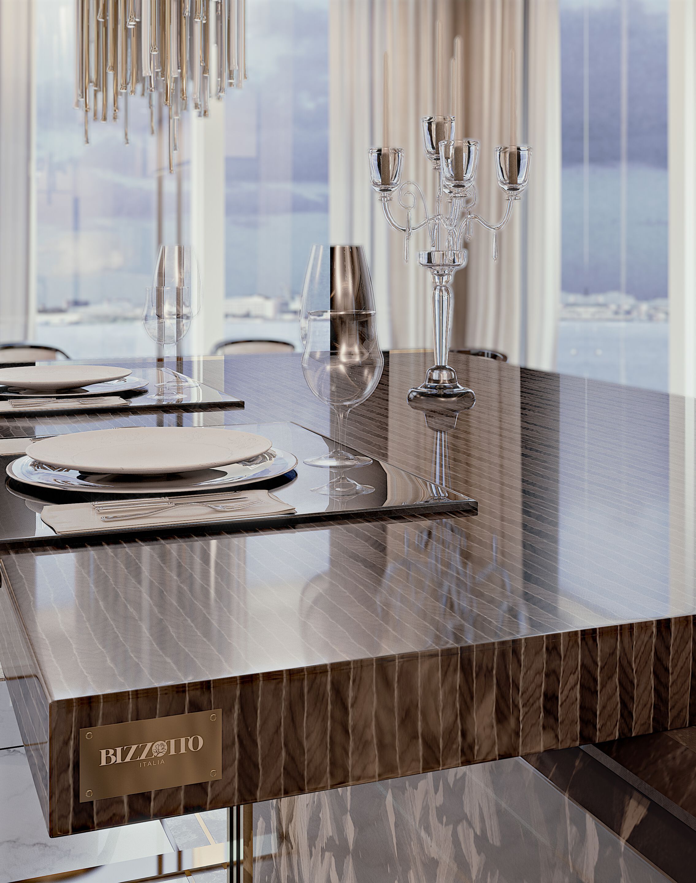 Деревянная линейная кухня на заказ Bizzotto Italia Symphony-Infinity ARCH-00133258 - Вид №4