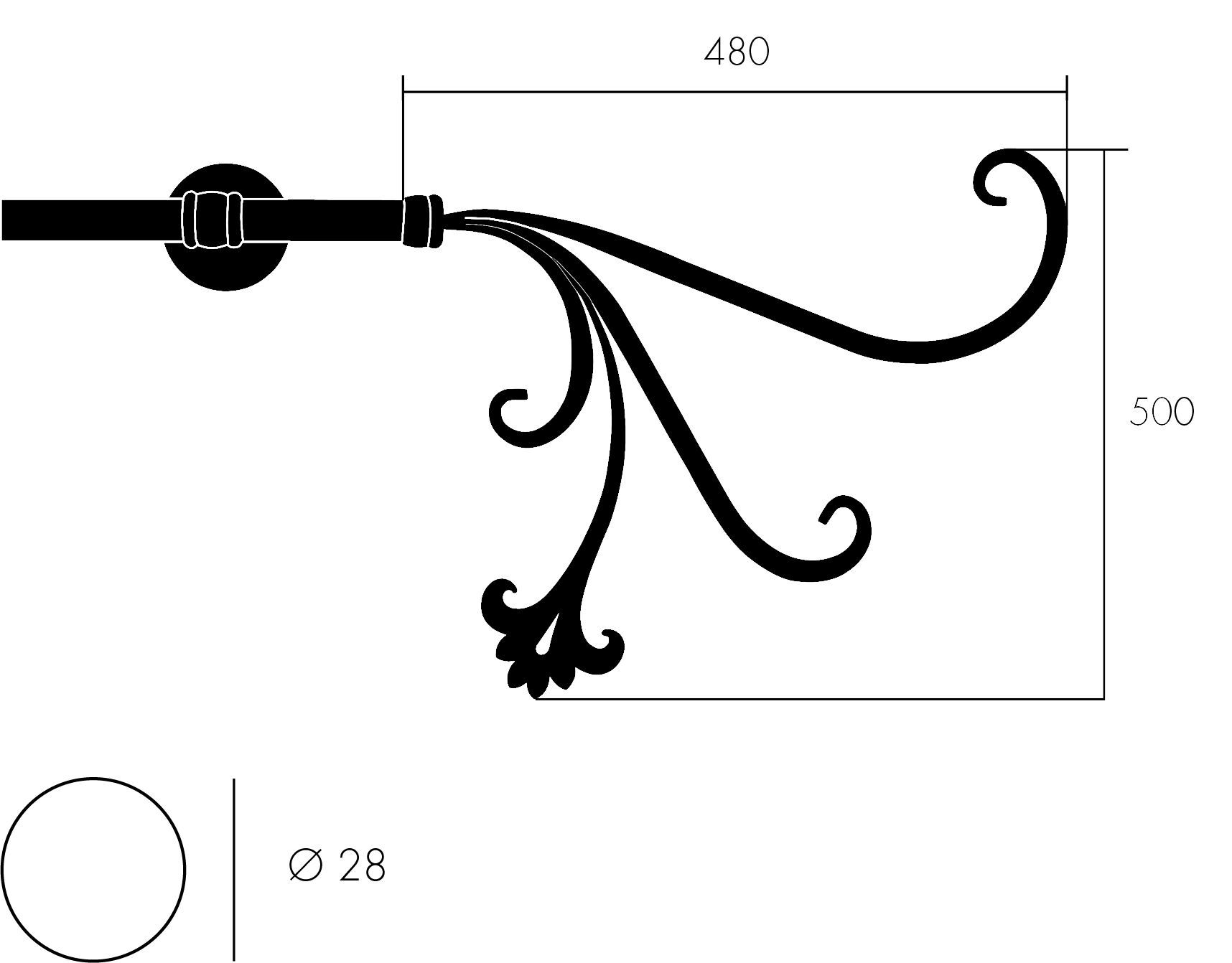 Железный карниз Frandoli Фриз ARCH-00036604 - Вид №2