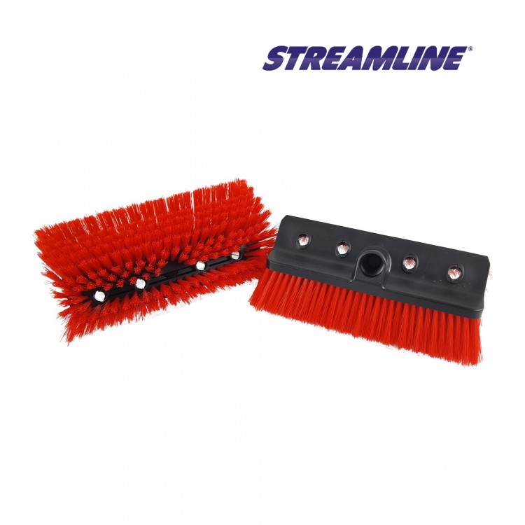 GXTEL24E STREAMLINE Телескопическая штанга для высотной мойки фасадов, окон и витрин ECOLITE™ 7,2м Модель ECOLINE™ - телескопическая штанга с 5 секциями из стекловолокна, длина 7.2 м. вес 2.3 кг (мойка фасада до 3 этажа)  - Вид №1