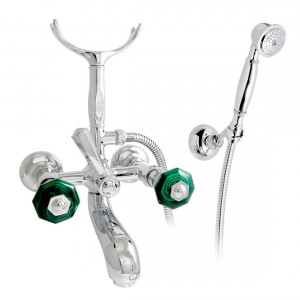 1902 ** 15C Комплект ванны с дуплексным душем Nicolazzi Series Teide Chic